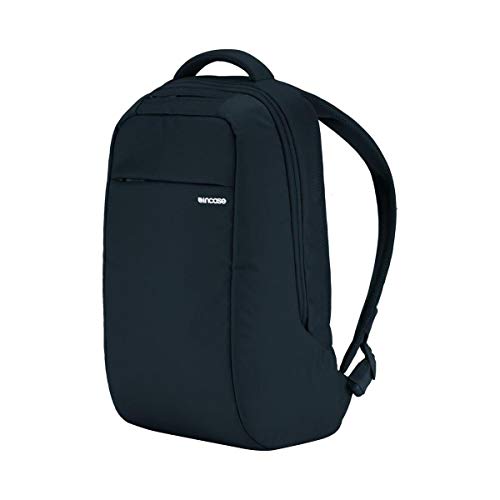 Incase ICON Lite Pack - Durable Travel Backpack + Laptop Bag with Faux-Fur Padded Laptop Sleeve - Fits 16-inch Laptop - Compact Carry On Backpack for Travel (19 x 13 x 9 in) - Navy