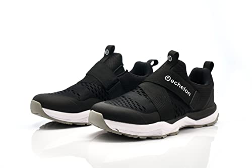 Echelon Indoor Cycling Shoe Black, Unisex, Black/White/Grey, 9M /11W