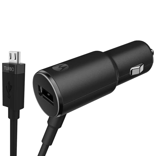Motorola TurboPower 25 Rapid Charge Car Charger - Retail Packaging