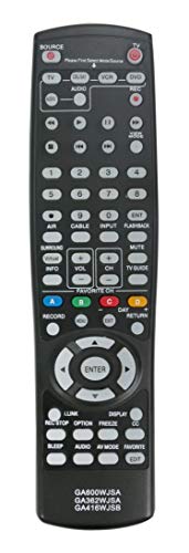 New Replace Remote GA416WJSB GA600WJSA GA362WJSA for Sharp TV LC37D40U LC37DB5U LC37GA4X LC37HT3 LC37HT3U LC-37HT3U LC40C32U LC40C37U LC40C45U LC42D64 LC42D64U LC-42D64U LC42HT3 LC42HT3U LC-42HT3U