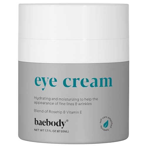 Baebody Critically Acclaimed Brightening Under Eye Cream - Best Anti Aging Eye Cream for Dark Circles, Puffiness, Fine Lines, and Wrinkles, 1.7 Oz