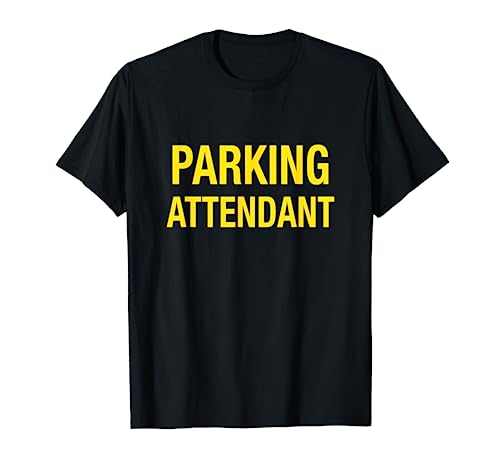 Parking Attendant Shirt Yellow Valet T-Shirt Parking Lot