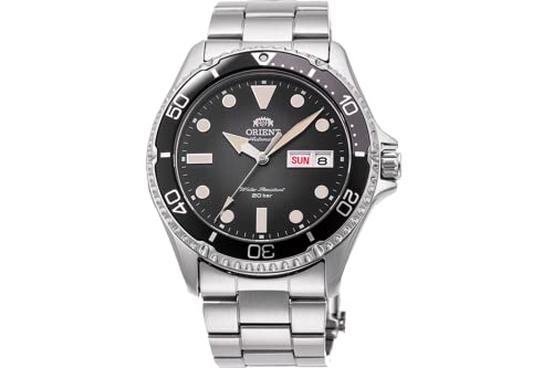 ORIENT Japanese Automatic Diving Watch with Stainless Steel Strap, Silver, 22 (Model: RA-AA0810N19B)