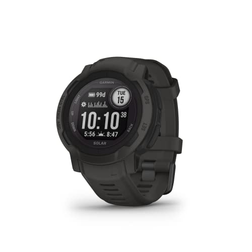 Garmin 010-02626-10 Instinct 2, Rugged Outdoor Watch with GPS, Built for All Elements, Multi-GNSS Support, Tracback Routing and More, graphite