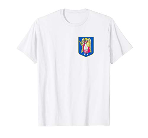 Kiev Ukraine Coat Of Arms Souvenir Kyiv Ukrayina Pride Gift T-Shirt