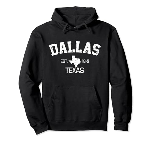 Vintage Dallas Texas Est. 1841 Gift Hoodie