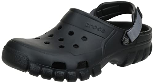 Crocs Unisex-Adult Offroad Sport Clogs, Black/Graphite, 15 Men/17 Women