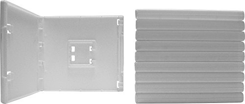 Square Deal Recordings & Supplies (10) White Standard Replacement Game Boxes - Compatible With Nintendo 3DS - #VGBR113DSWH
