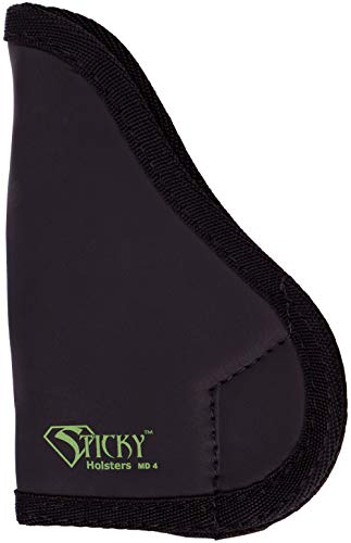Sticky Holsters - Concealed Carry Holster for Men & Women, MD-4 Medium, Glock 43 Holster, Fits Sub-Compact Medium Autos up to 3.6” Barrel, for Left and Right-Hand Draw, IWB and Pocket Carry