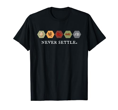 Never Settle Board Games Shirt