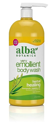 Alba Botanica Very Emollient Body Wash, Herbal Healing, 32 Oz