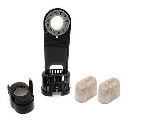 Blendin Water Filter Holder Assembly Part with 2 Replacement Charcoal Water Filter Cartridge Refills Starter Kit, Compatible with Keurig 1.0 K Classic Coffee Makers
