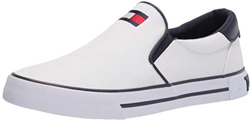 Tommy Hilfiger Men's Roaklyn Sneaker, White 137, 9M