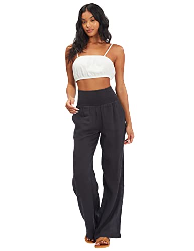 Billabong Women's New Waves Stripe Pant-Discontinued, Black, Medium