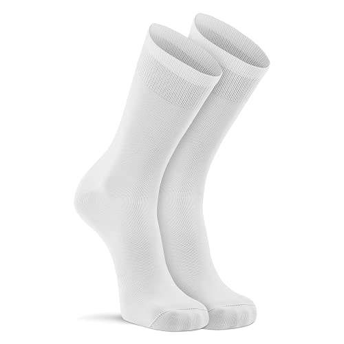 FoxRiver Wick Dry CoolMax Liner Sock, White, Large (Men 9-11.5, Women 10-12.5)