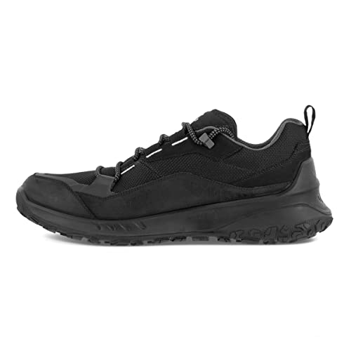ECCO Men's Ultra Terrain Waterproof Low Hiking Shoe, Black, 11-11.5