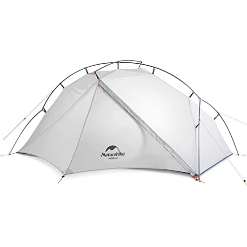 Naturehike VIK 1/2 Person Ultralight Freestanding Backpacking Tents with Footprint - 15D Lightest One Person Two Person Tent for Camping Hiking