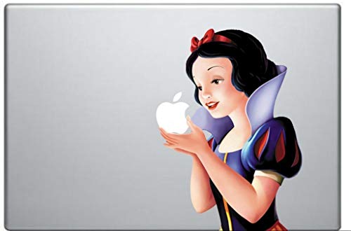 Snow White Holding Apple MacBook Pro Vinyl Decal Sticker (Available for 11, 13, 15, 17 inch and Air)