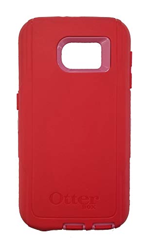 OtterBox Defender Series for Samsung Galaxy S6 (Case Only) - Bulk Packaging - (Scarlet Red/Hibiscus Pink)