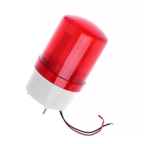 90 to 250V AC Wide Voltage 110V Rotating Strobe Beacon Warning Lights (Flash-Red)