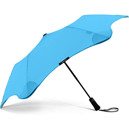 Blunt Metro Travel Umbrella – 38' Compact Umbrella - Small, Collapsible Windproof Stick Umbrella, Heavy Duty Portable Umbrella for Rain, Sun Umbrella for UV Protection - Aqua Blue