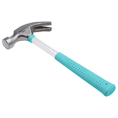 Amazon Basics 8-Ounce Hammer, Turquoise