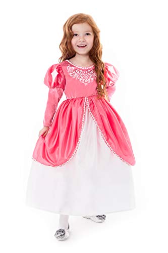 Little Adventures Mermaid Ball Gown Princess Dress Up Costume for Girls (Large Age 5-7) - Machine Washable Child Pretend Play and Party Dress with No Glitter