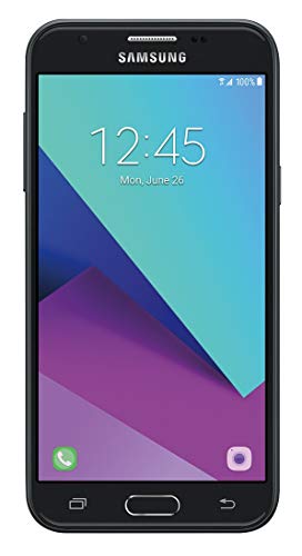 Samsung Galaxy J3 Prime J327A | (16GB, 1.5 RAM) | 5' Full HD Display | Dual Camera | 2,600 mAh Battery | Android 7.0 Nougat | 4G LTE | GSM Unlocked Smartphone - (Black)