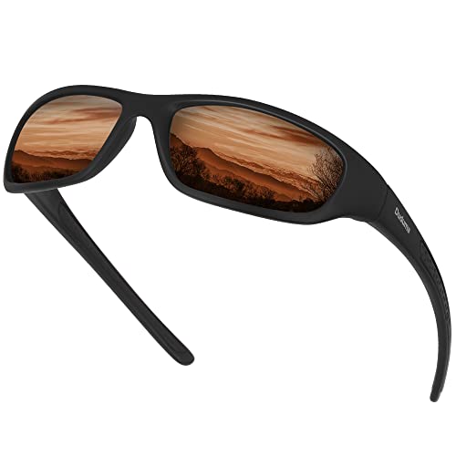 Duduma Tr8116 Polarized Sports Sunglasses for Baseball Cycling Fishing Golf Superlight Frame