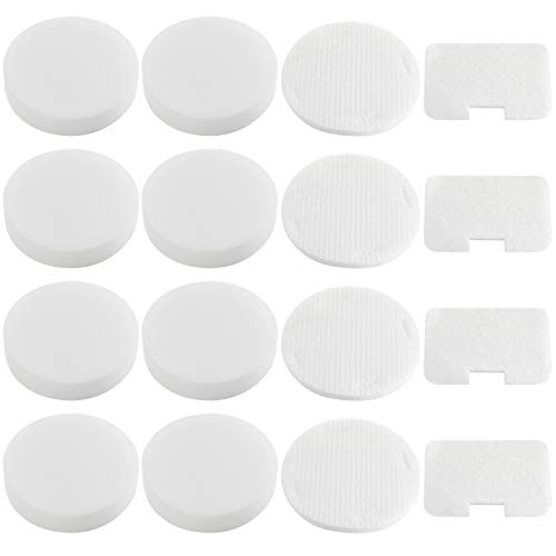 8 Foam + 4 Felt Circular & Exhaust Filters Kit Replacement for Shark Navigator Swivel Upright Vacuum NV22L, NV22, NV22S, NV26, NV27, UV400 Part # XF22
