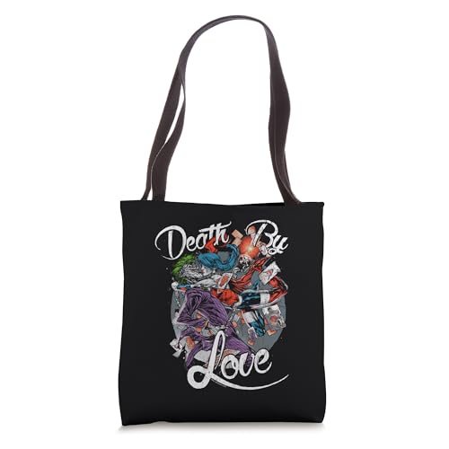 Harley Quinn Joker Death By Love Tote Bag