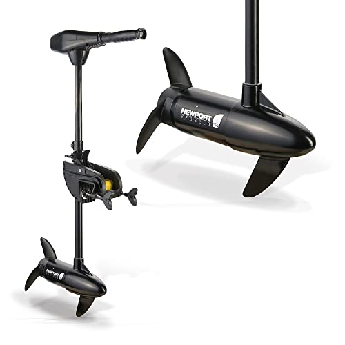 Newport NV-Series 55lb Thrust Saltwater Transom Mounted Trolling Electric Trolling Motor w/ LED Battery Indicator & 30' Shaft (23M1000203)