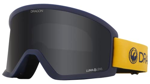 Dragon Unisex DX3 OTG Snow Sport Goggle - Block Shadow Frame | LL Dark Smoke Lens