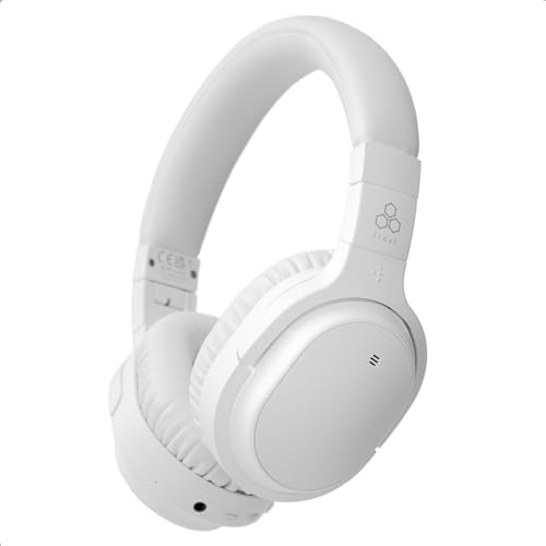Final UX3000 Bluetooth Wireless Headphones, Hi-Fi Sound Quality, Hybrid Noise Cancelling, Maximum 35 Hours Music Playback, aptX Low Latency, Multipoint Connection, Designed in Japan (White)
