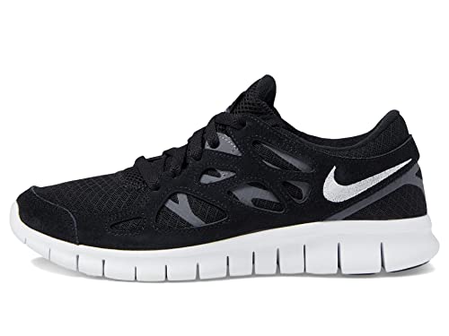 Nike Women's Free Run 2, Black White Dark Grey 001, 8.5