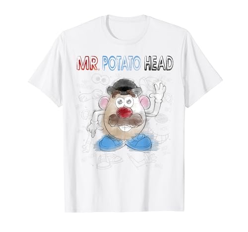 Mr. Potato Head Sketch Portrait T-Shirt