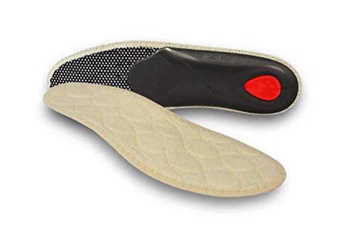 Pedag Viva Winter | Insulating Insoles | Made in Germany | Heel Cushion, Longitudinal & Metatarsal Arch Support | Boost Warmth & Comfort | 1 Pair | Men 13/ EU 46