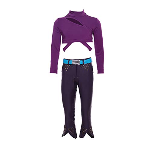 Golden Wind Anime Jojo's Vinegar Doppio Cosplay Costume Outfit Purple (M, Vinegar Doppio)