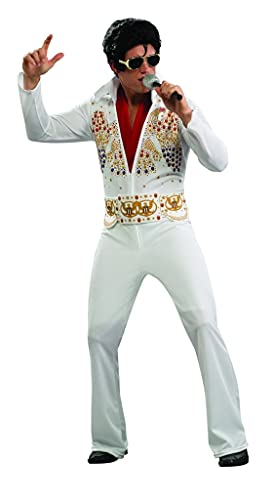Rubie's mens Aloha Elvis Adult Sized Costumes, White, Extra-Large US