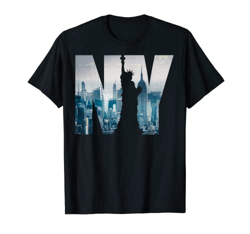 New York City Skyline T-shirt, New York Illustration Graphic T-Shirt