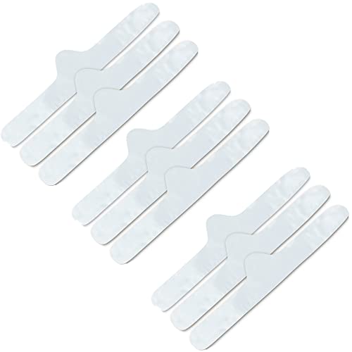 More of Me to Love 100% Cotton Bra Liner 9Pack: White - Medium