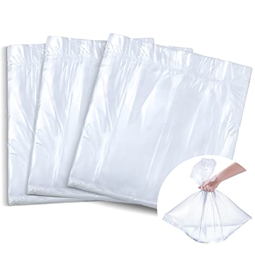 100 Pcs Disposable Foot Tub Liner Portable Bath Basin Bags Plastic Pedicure Spa Bags Thin Large Foot Bath Liners Disposable Pedicure Liners for Foot Pedicure Spa Hotel Home Use, 25 x 23 Inches