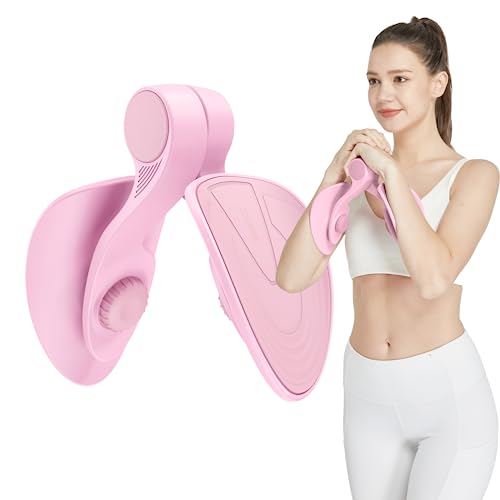 Thigh Master -Thigh Master Hip Trainer,Thigh Master Pelvic Floor,Thigh Toner,Kegel Trainer & Butt, Leg, Arm Toning Master Equipment for Home Gym Workout (Pink)