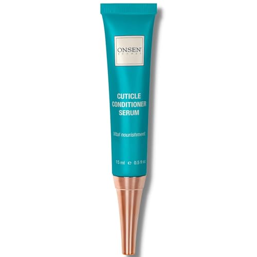 Onsen Cuticle Cream, Nail Cuticle Oil in Deep Action - Japanese Natural Healing Minerals Nail Care Serum and Butter, Soothe, Repair, and Strengthen Cuticles and Nails, Visible Results (1 Count /15 ml)