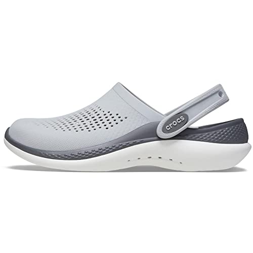 Crocs Unisex LiteRide 360 Clogs, Light Grey/Slate Grey, 6 Men/8 Women