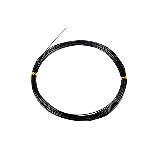 Aluminum Craft Wire 32.8 feet (10m) 18 Guage (1mm) Anodized Craft Wire for Bead Making Art Craft DIY Embellishment Decoration Florist Supplies (Black)