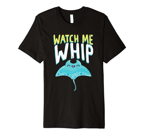 Watches Me Whip Ocean Sea Sting Rays Premium T-Shirt