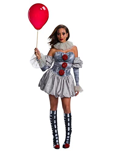 Rubie's Women's It Movie Deluxe Pennywise Adult Sized Costumes, As Shown, Medium US