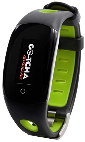 Go-tcha Evolve (Go-tcha 2) LED-Touch Wristband Watch for Pokemon Go with Auto Catch and Auto Spin - Black/Green (Renewed)