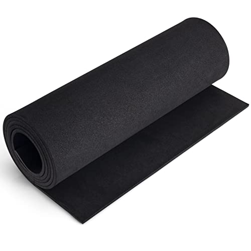 Black Foam Sheets Roll, Premium Cosplay Large EVA Foam Sheet 13.9' x 59',5mm Thick, Density 86kg/m3for Cosplay Costume, Crafts, DIY Projects by MEARCOOH